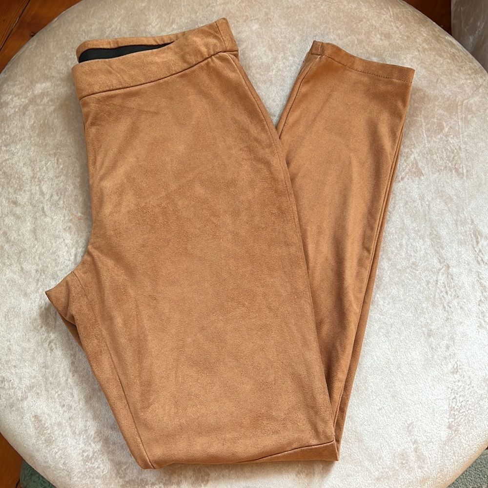 Boho Chic Mixit Sz M Faux Suede Leggings Riding Pants